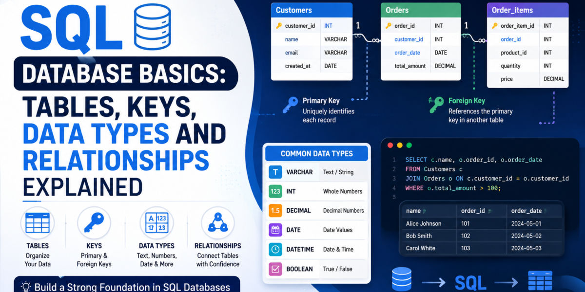 SQL database basics explained