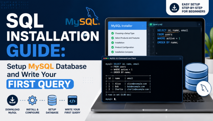 SQL Installation Guide: Setup MySQL Database and Write Your First Query
